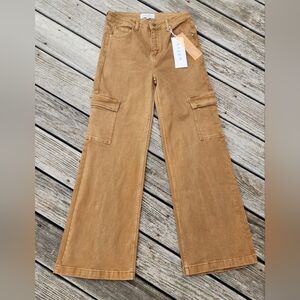Women's Tan Flare Jeans